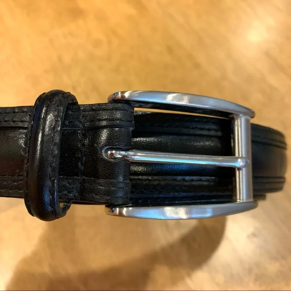 Brighton‎ Black Leather Belt 44